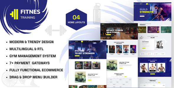 Fitnes - Gym Management System Laravel Script v2.1.0 no license key needed