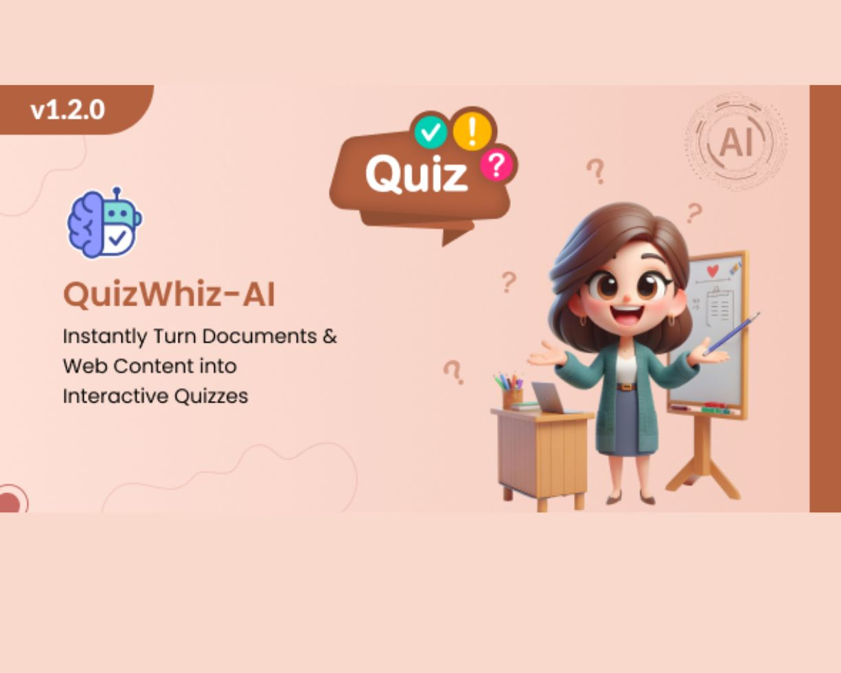 Quiz Generator : AI Powered Questions & Answers Generator script all versions available