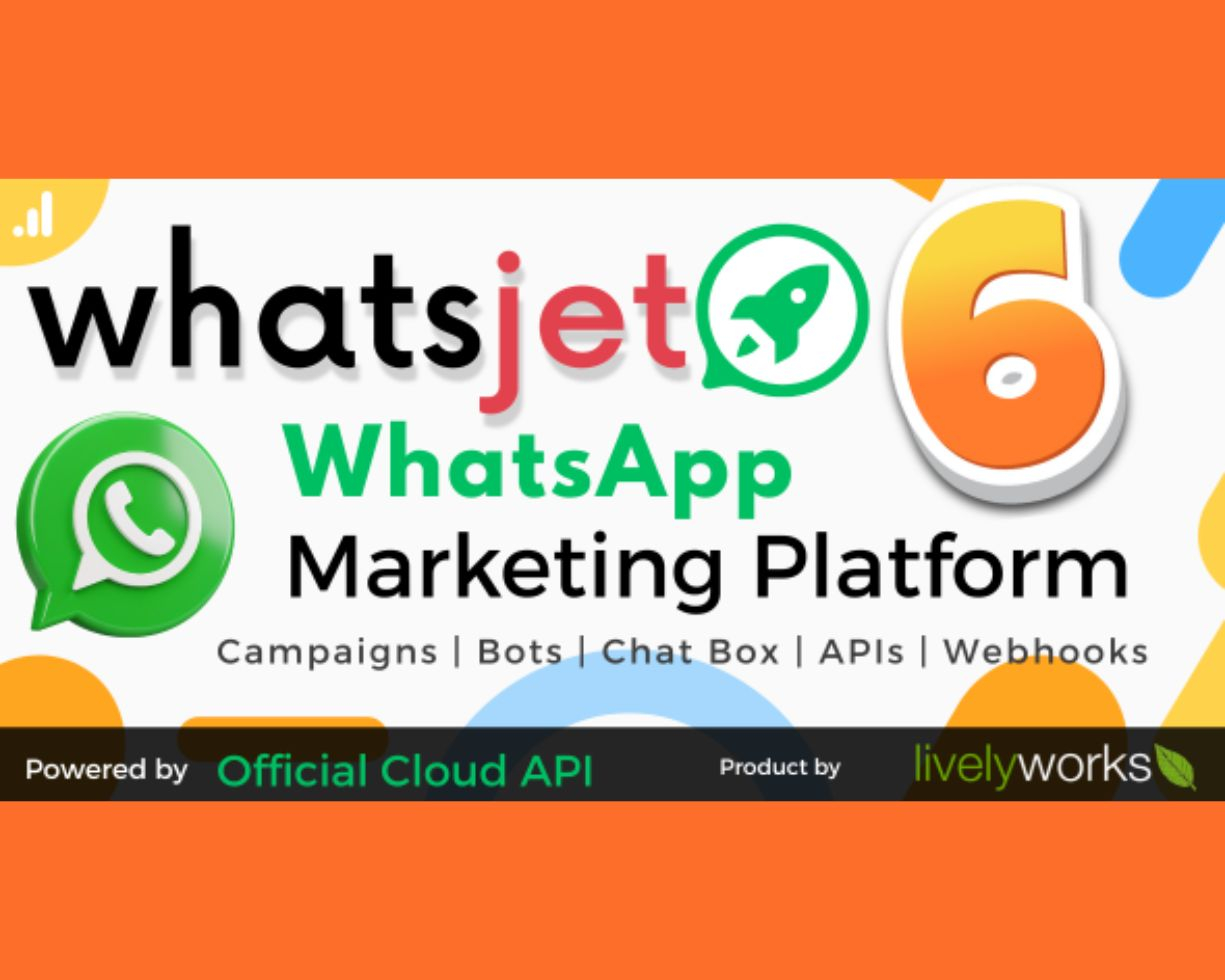 WhatsJet SaaS - A WhatsApp Marketing Platform with Bulk Sending - all versions available